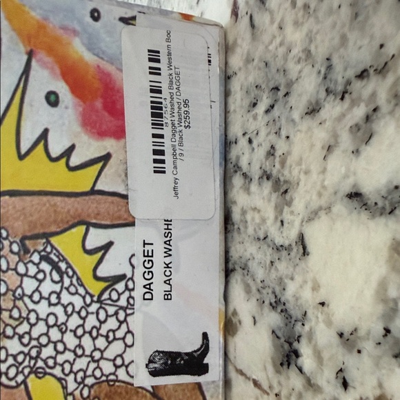 Jeffrey Campbell Black Washed Dagget Boots - Picture 2 of 10